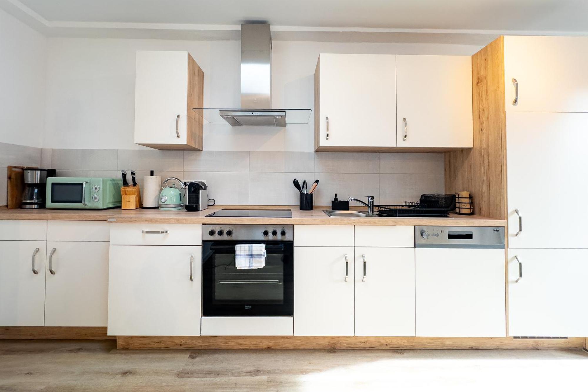 Ferienwohnung Fuer 6: Zentrum, Wifi, Tv, Kueche, Neu 巴特诺因阿尔-阿尔韦勒 外观 照片