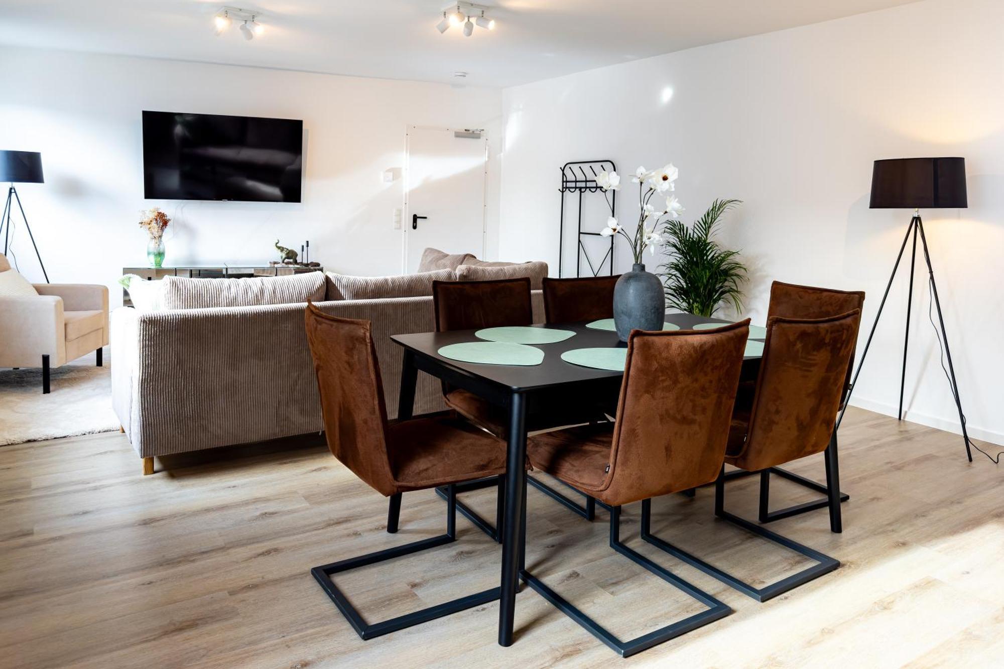 Ferienwohnung Fuer 6: Zentrum, Wifi, Tv, Kueche, Neu 巴特诺因阿尔-阿尔韦勒 外观 照片